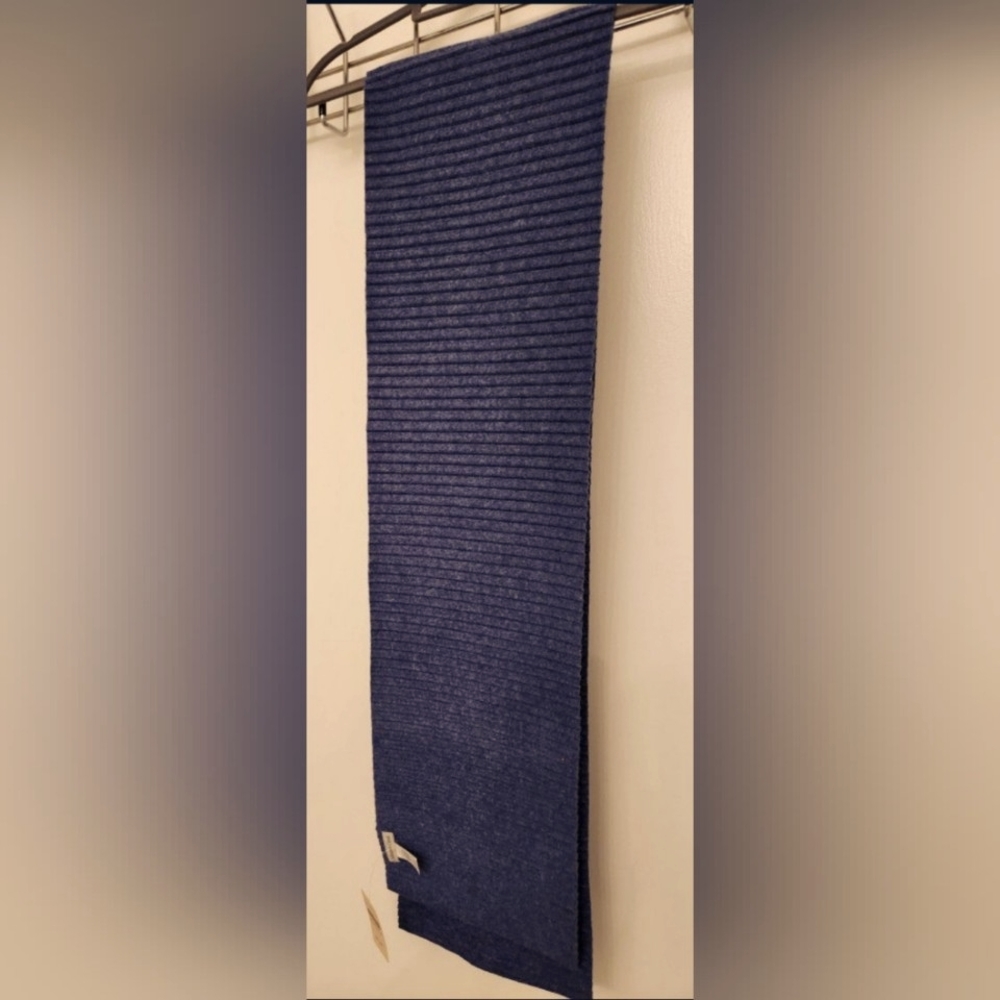 Pleated Fleece Scarf 70" Long